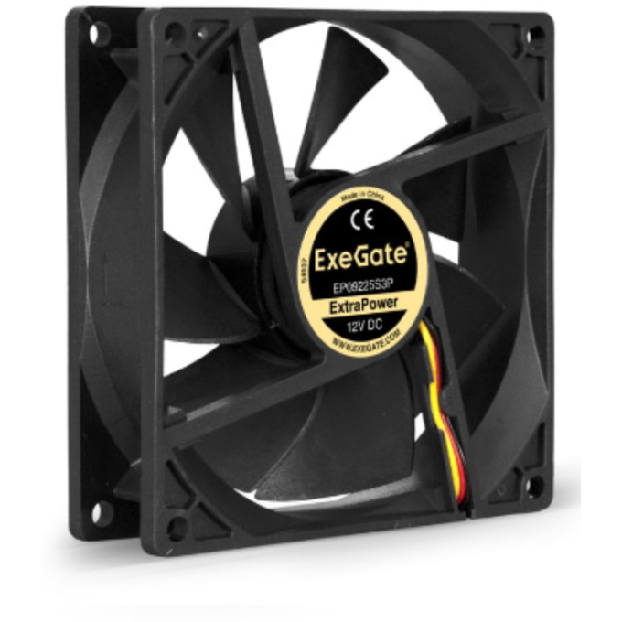 Вентилятор 12В DC EXEGATE EX09225H2P 92x92x25 мм EX299883RUS